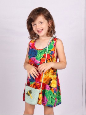 Kids Super Soft Sleeveless Fashion Dress (5-8 Yrs)